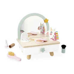 Coiffeuse de table en bois Licorne