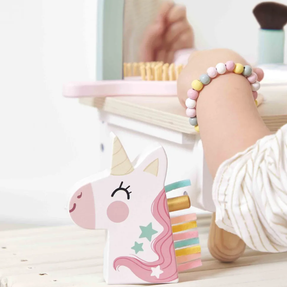 Coiffeuse de table en bois Licorne
