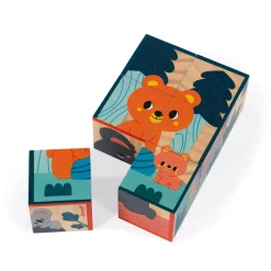 Cubes en bois animaux - Partenariat WWF®
