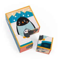 Cubes en bois animaux - Partenariat WWF®