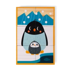 Cubes en bois animaux - Partenariat WWF®