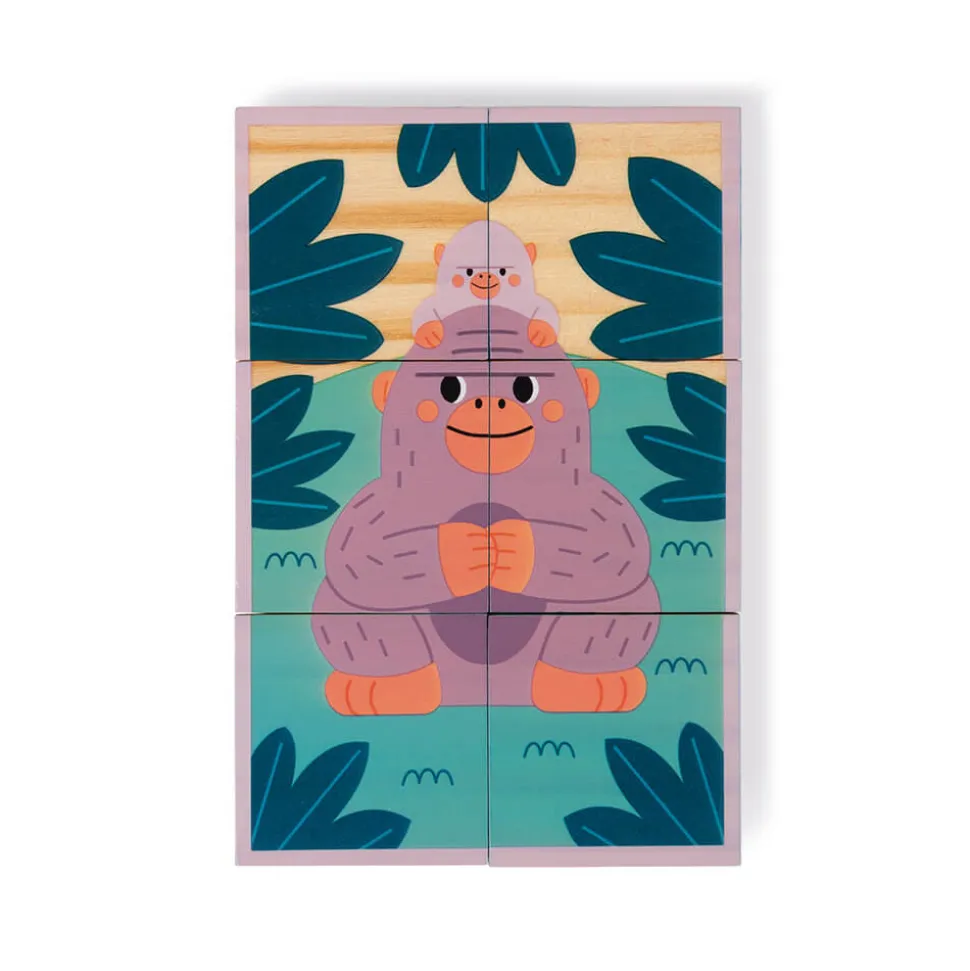 Cubes en bois animaux - Partenariat WWF®