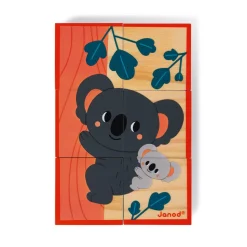 Cubes en bois animaux - Partenariat WWF®