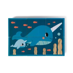 Cubes en bois animaux - Partenariat WWF®