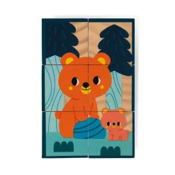 Cubes en bois animaux - Partenariat WWF®