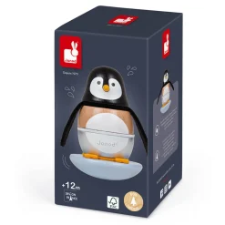 Culbuto Pingouin Zigolos (bois)