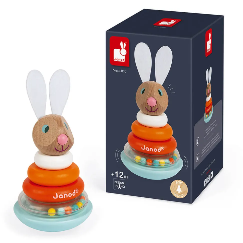 Empilable Culbuto Lapin (bois)