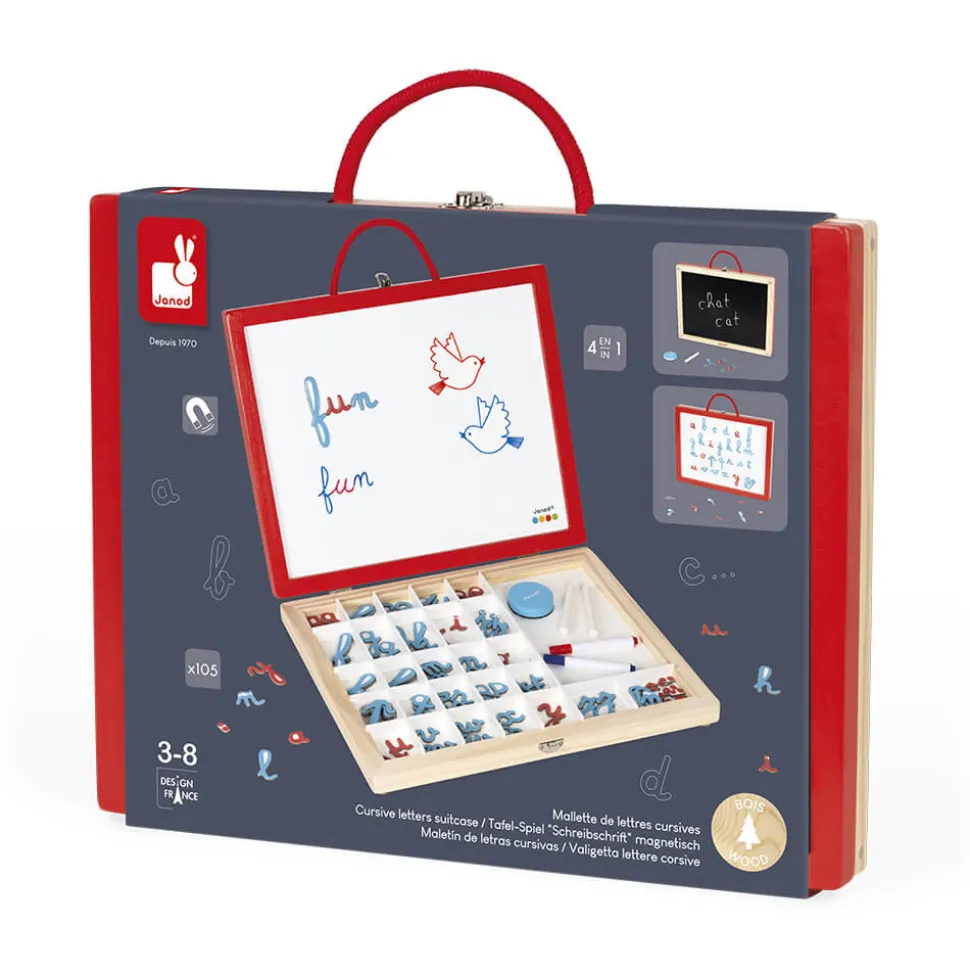 Essentiel - Mallette de Lettres Cursives 4 en 1