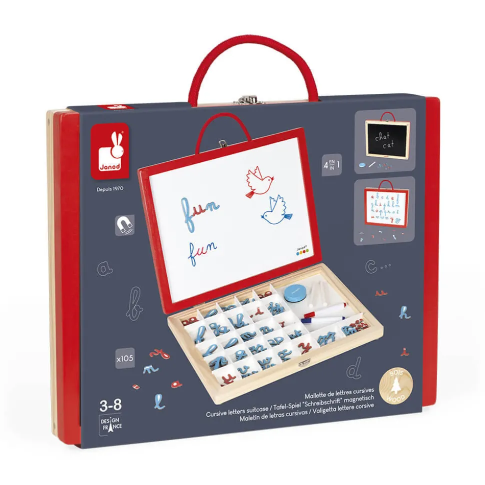 Essentiel - Mallette de Lettres Cursives 4 en 1