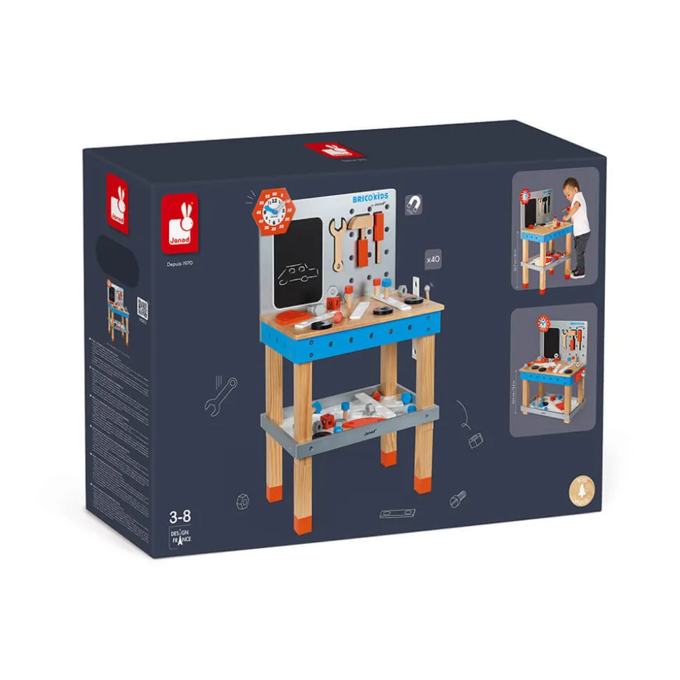 Etabli magnétique géant Brico'Kids (bois)