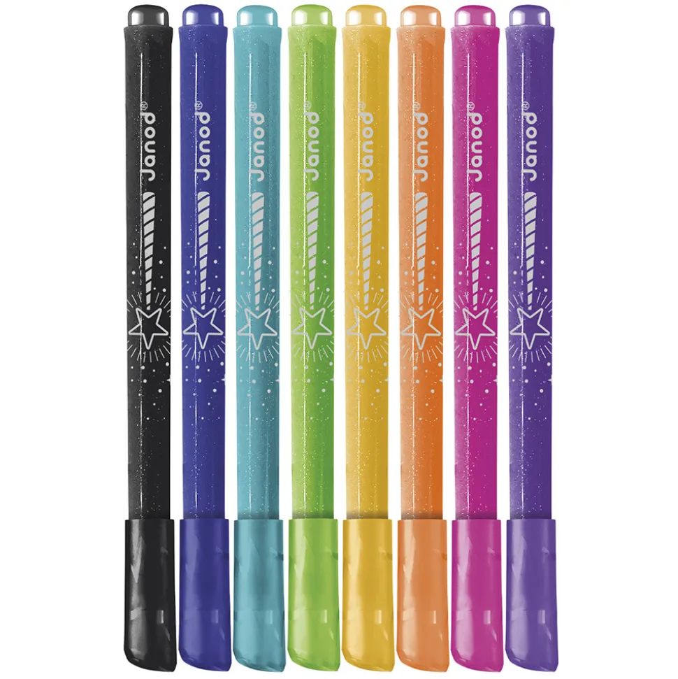 Feutres Pailletés x8