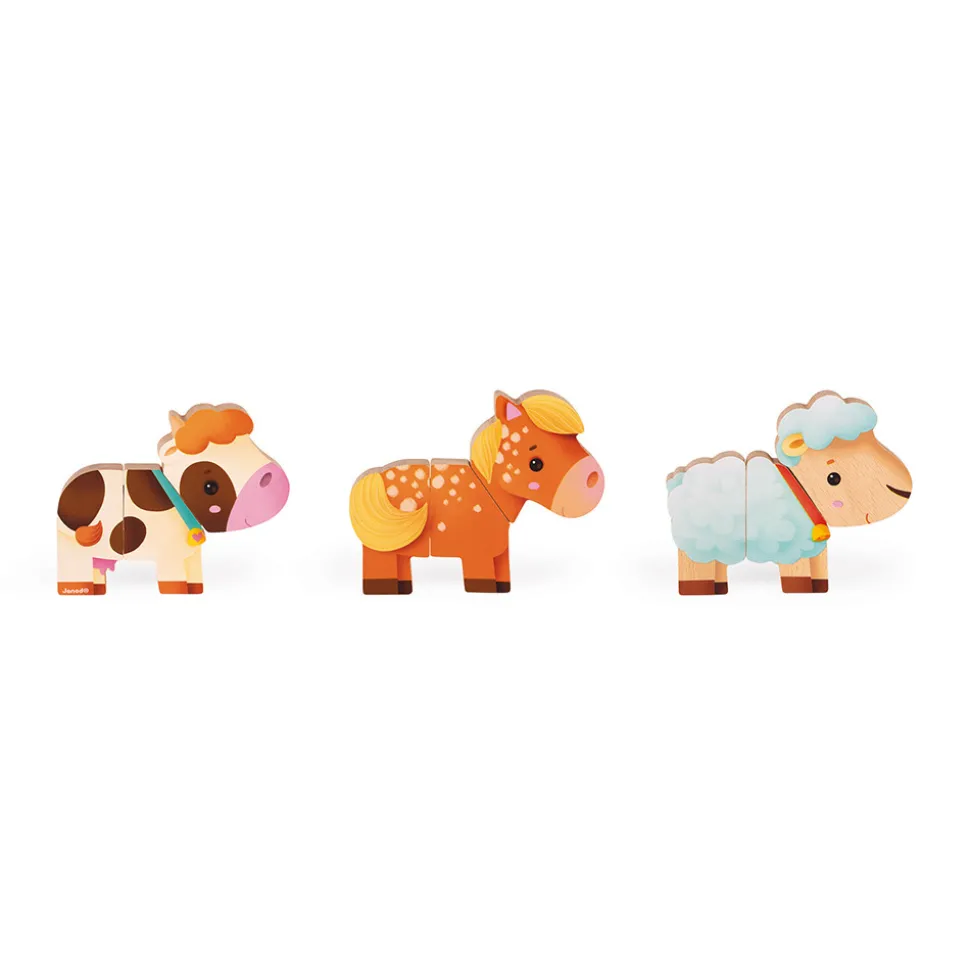 Funny Magnet - Ferme (bois)