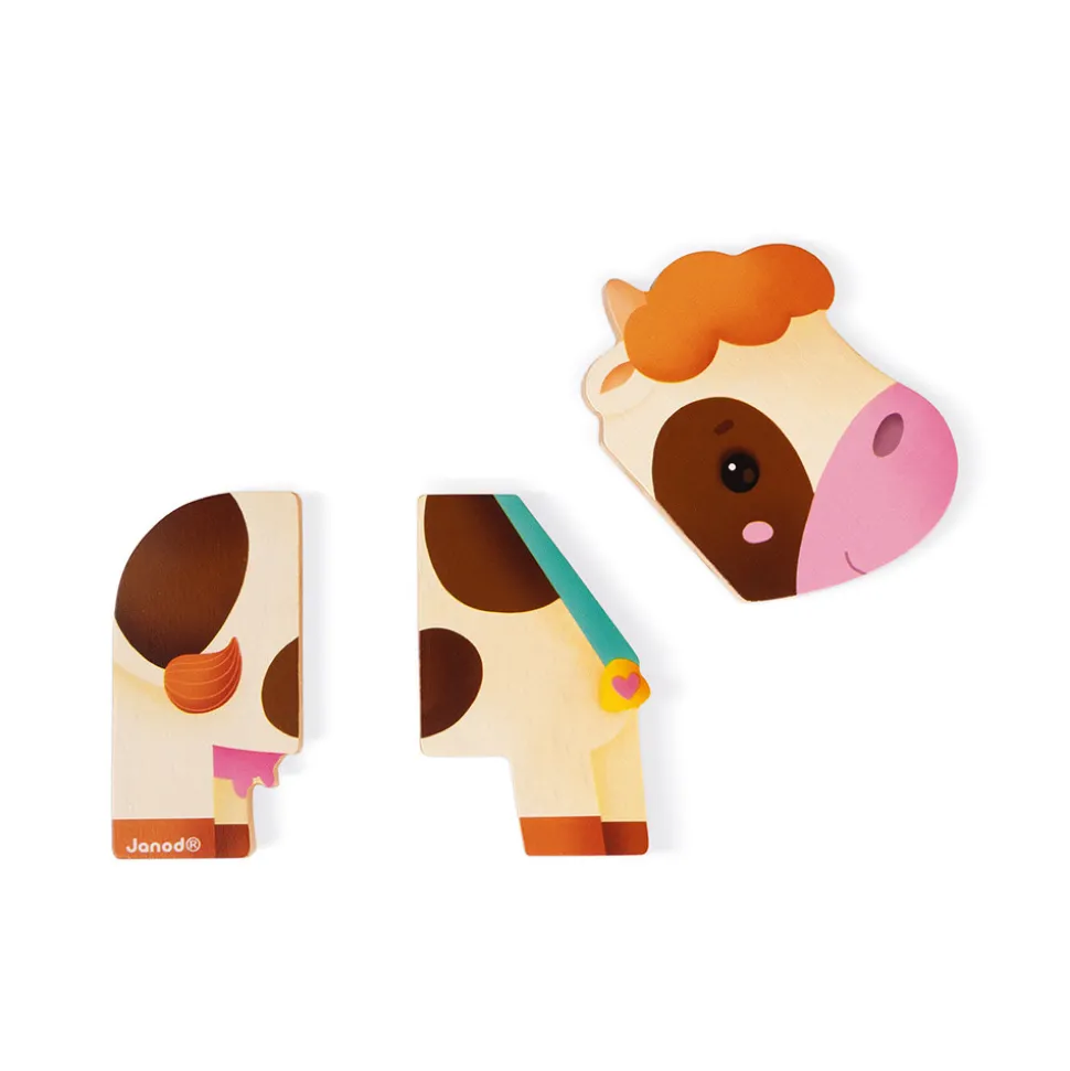 Funny Magnet - Ferme (bois)