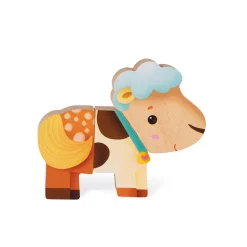 Funny Magnet - Ferme (bois)