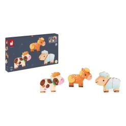 Funny Magnet - Ferme (bois)