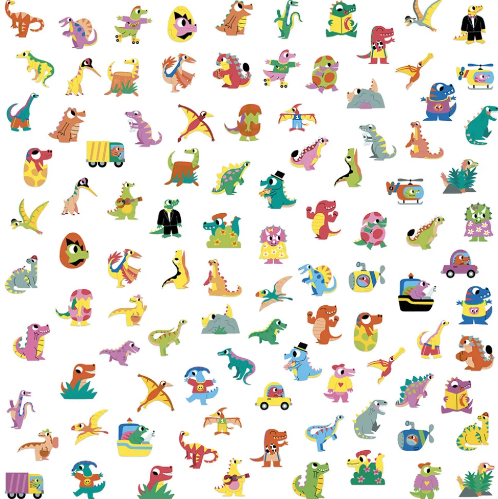 Gommettes Dinosaures x100