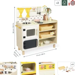 Grande Cuisine en bois Mamie Soleil