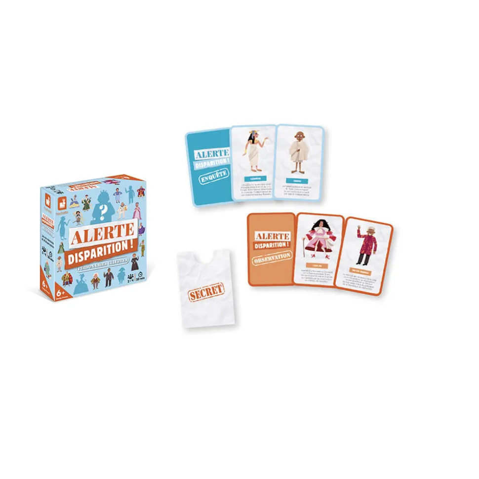 Jeu Alerte Disparition ! Personnages Célèbres