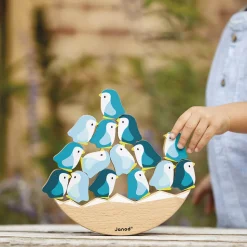 Jeu Basculo Manchots en bois - Partenariat WWF®