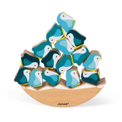 Jeu Basculo Manchots en bois - Partenariat WWF®