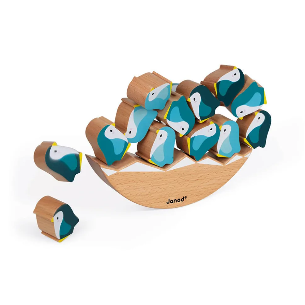 Jeu Basculo Manchots en bois - Partenariat WWF®
