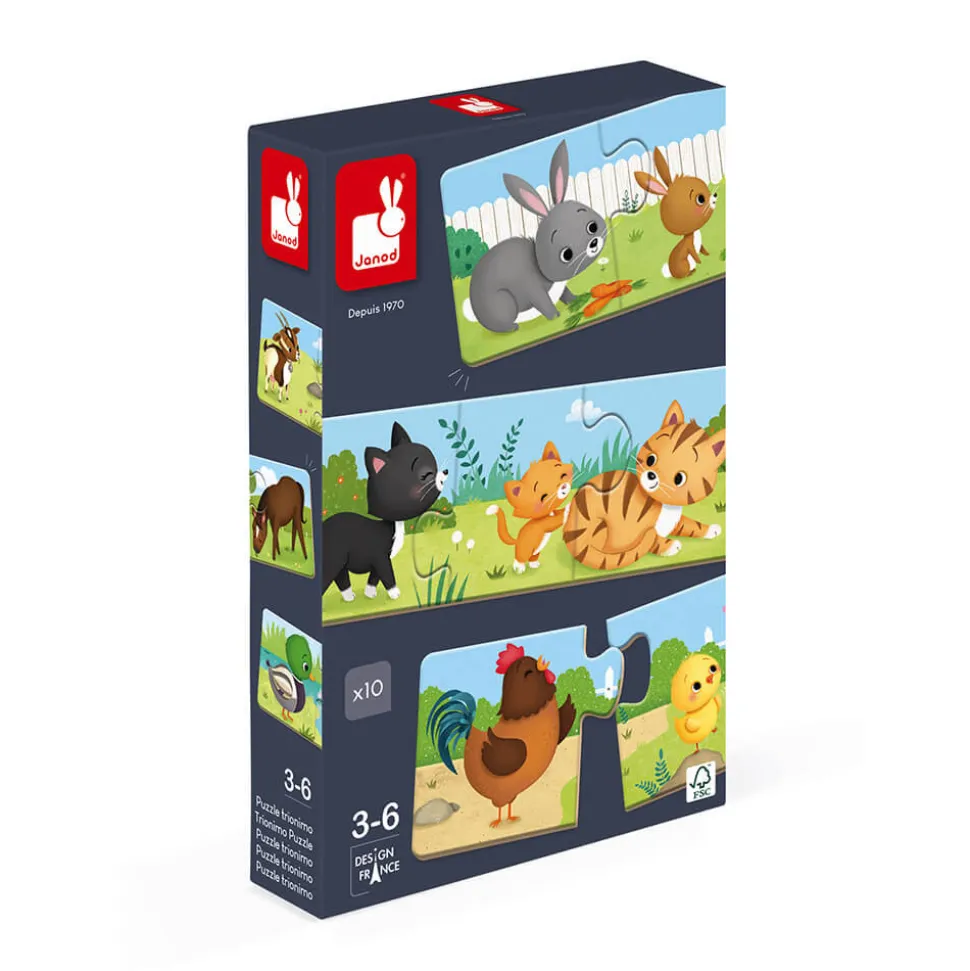 Jeu d'association - puzzle Trionimo 30 pièces