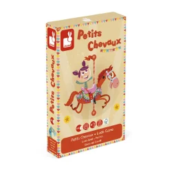 Jeu de petits chevaux carrousel (bois et carton)