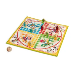 Jeu de petits chevaux carrousel (bois et carton)