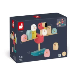 Jeu d'équilibre flamant rose (bois)