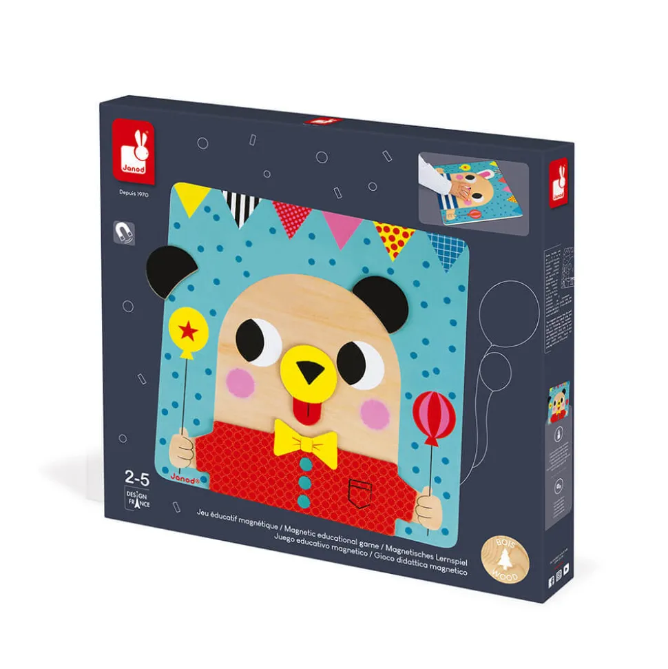 Jeu éducatif magnétique (bois)