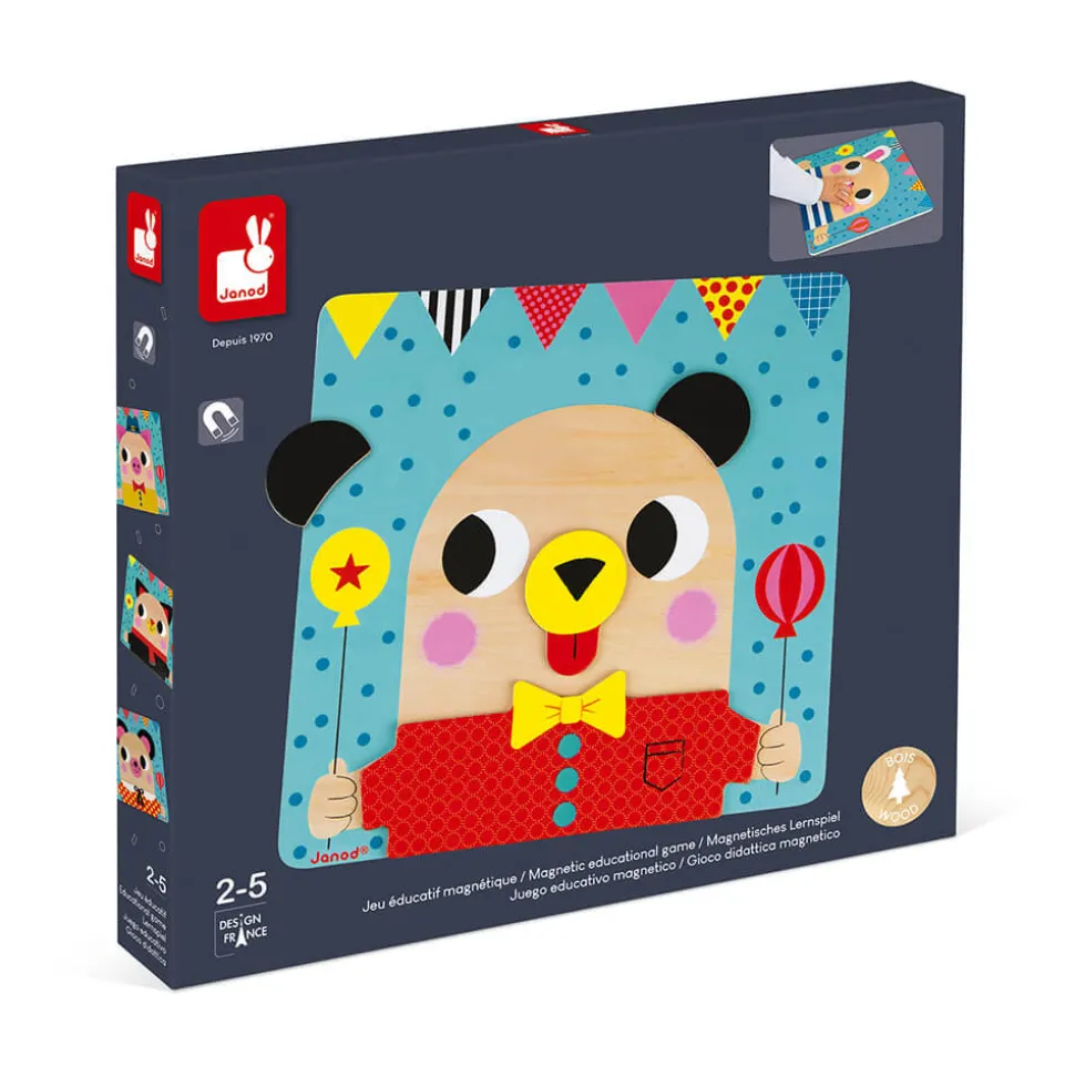 Jeu éducatif magnétique (bois)