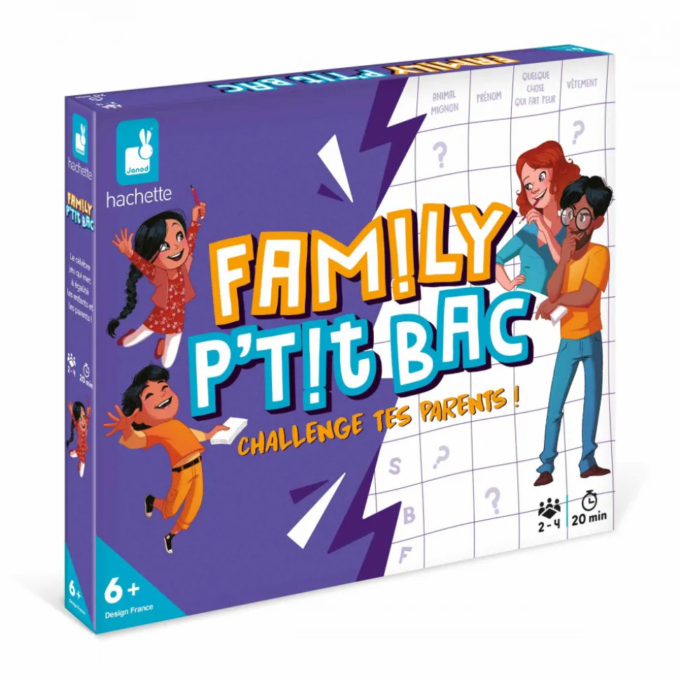 Jeu Family P'tit Bac - Challenge tes Parents
