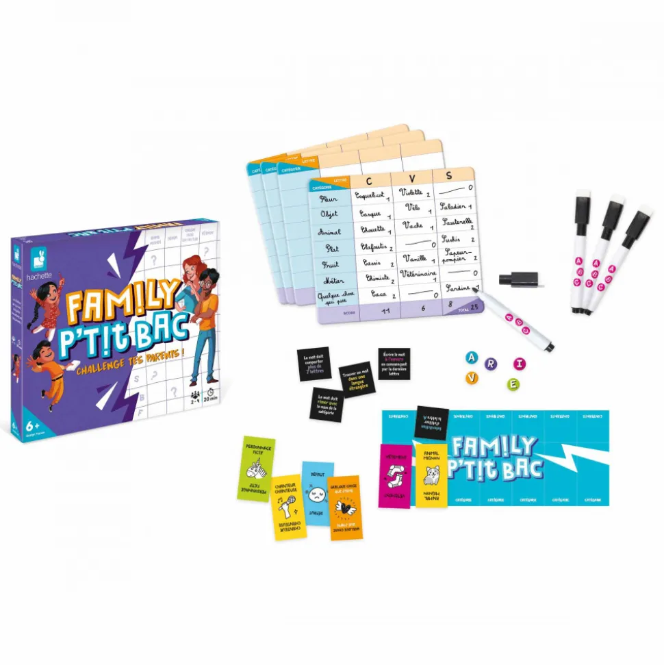 Jeu Family P'tit Bac - Challenge tes Parents