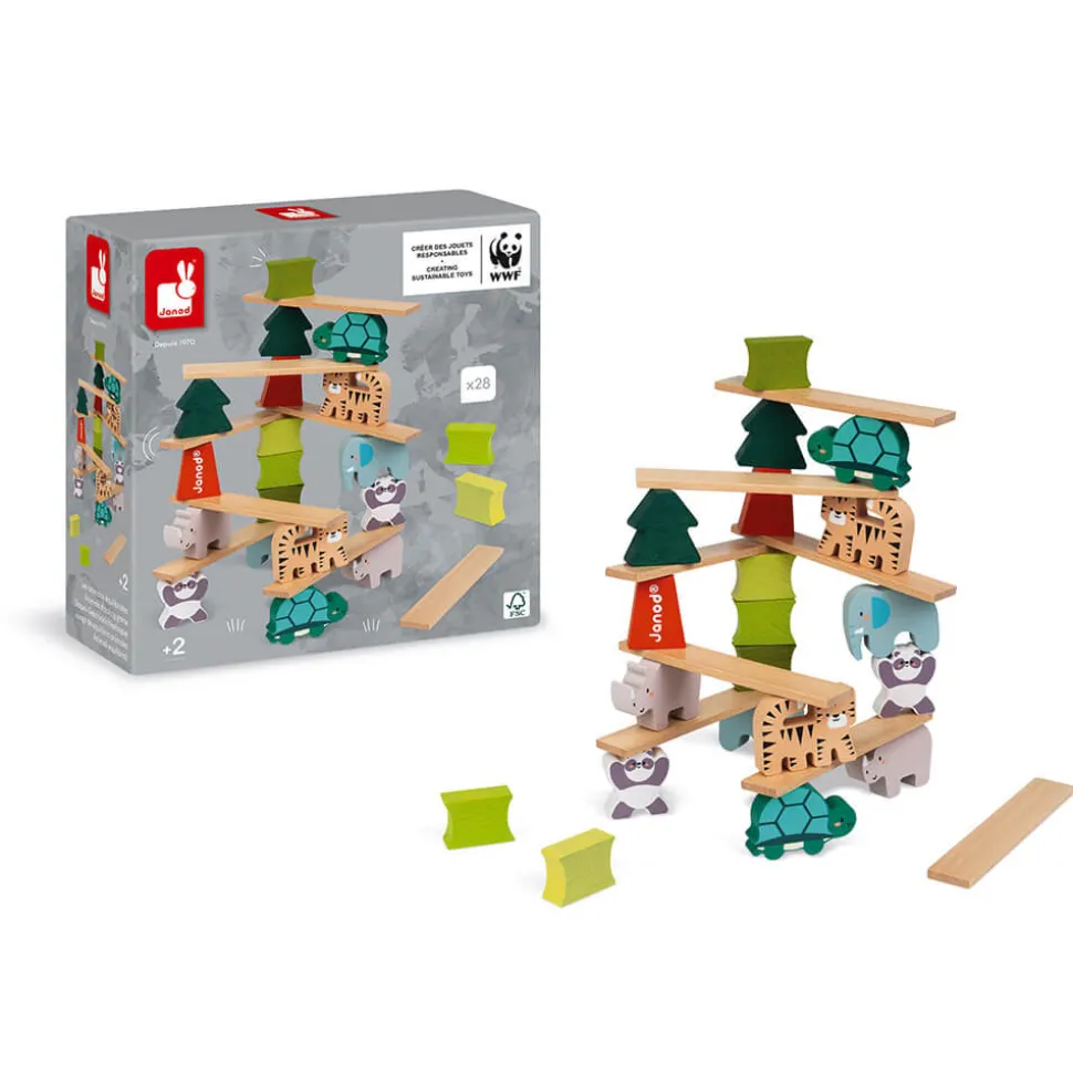 Jeu Les Animaux Equilibristes en bois - Partenariat WWF®