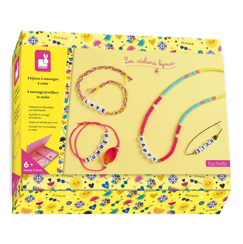 Kit Créatif - 4 Bijoux à Messages à Créer