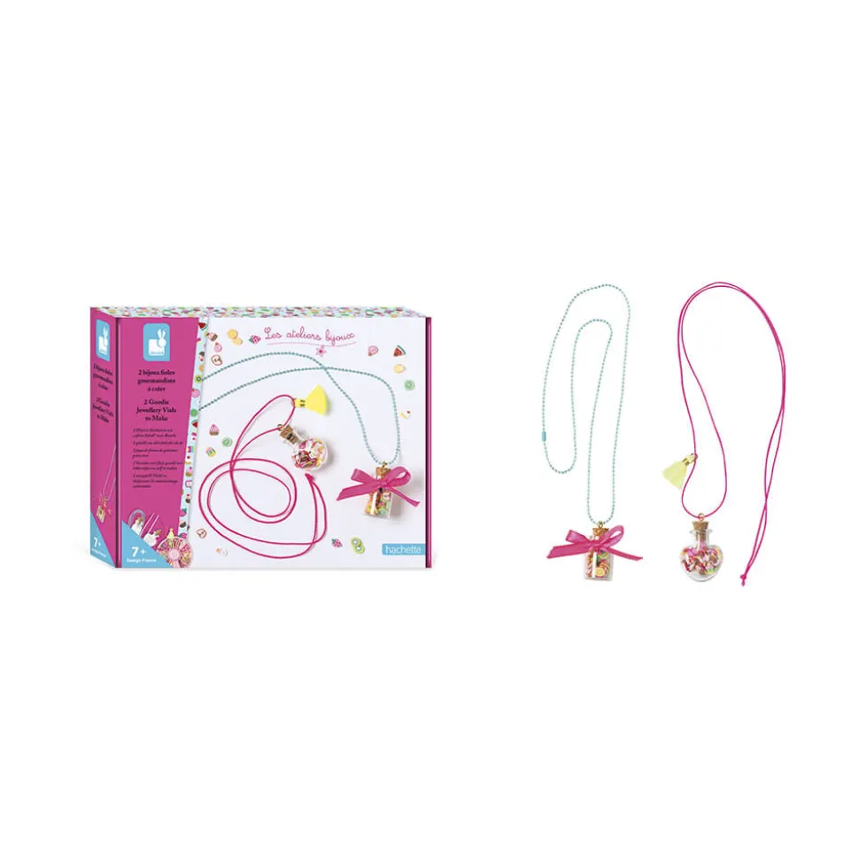 Kit Créatif - 2 Bijoux Fioles Gourmandises à Créer