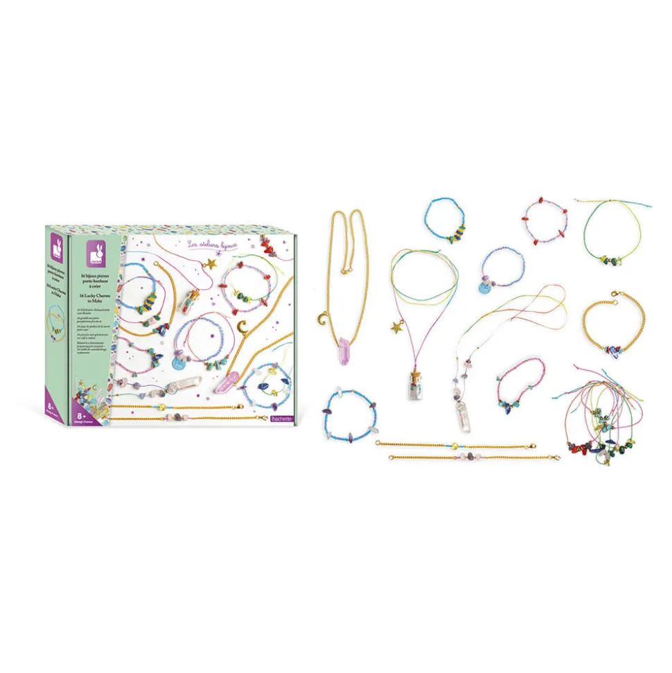 Kit Créatif - 16 Bijoux Pierre Porte-Bonheur à Créer