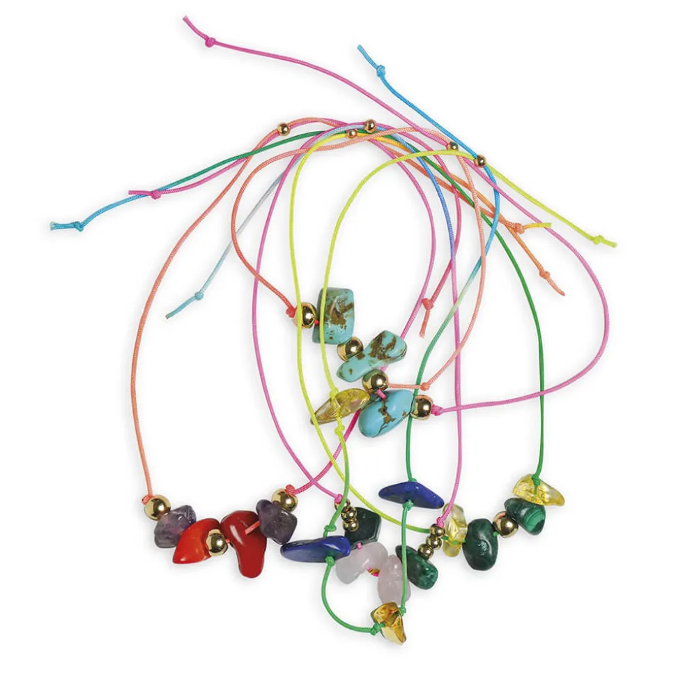 Kit Créatif - 16 Bijoux Pierre Porte-Bonheur à Créer