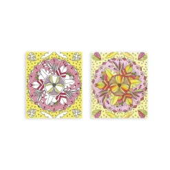 Kit Créatif - 4 Tableaux Peinture Arc-en-Ciel Mandala