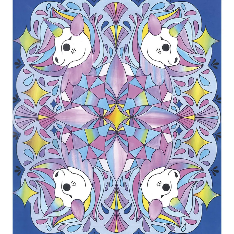 Kit Créatif - 4 Tableaux Peinture Arc-en-Ciel Mandala