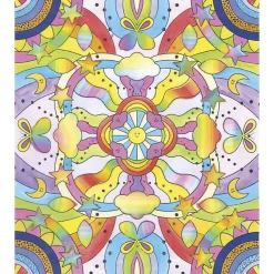 Kit Créatif - 4 Tableaux Peinture Arc-en-Ciel Mandala