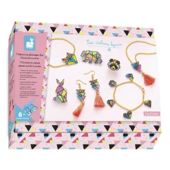 Kit Créatif - Coffret 7 Bijoux en Plastique Fou Geometrix à Créer