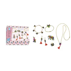 Kit Créatif - Coffret 7 Bijoux en Plastique Fou Geometrix à Créer