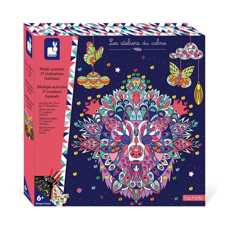 Kit Créatif - Coffret Multi-Activités 17 Réalisations Animaux