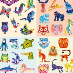 Kit Créatif - Coffret Multi-Activités 17 Réalisations Animaux