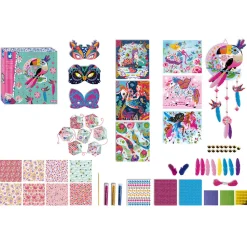 Kit Créatif - Coffret Multi-Activités 11 Décos Girly