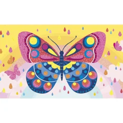Kit Créatif - Coffret Sables fluo Papillons