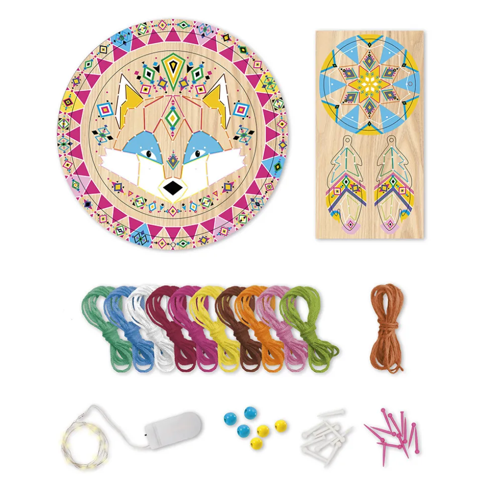 Kit Créatif - Fils Tendus Attrape-Rêves Lumineux Renard