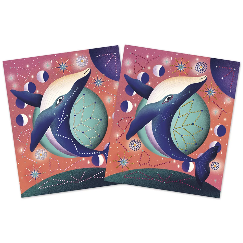 Kit Créatif - Pointillisme Peinture 3D Animaux Cosmiques