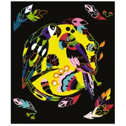Kit Créatif - Scratch Art Animaux Du Monde
